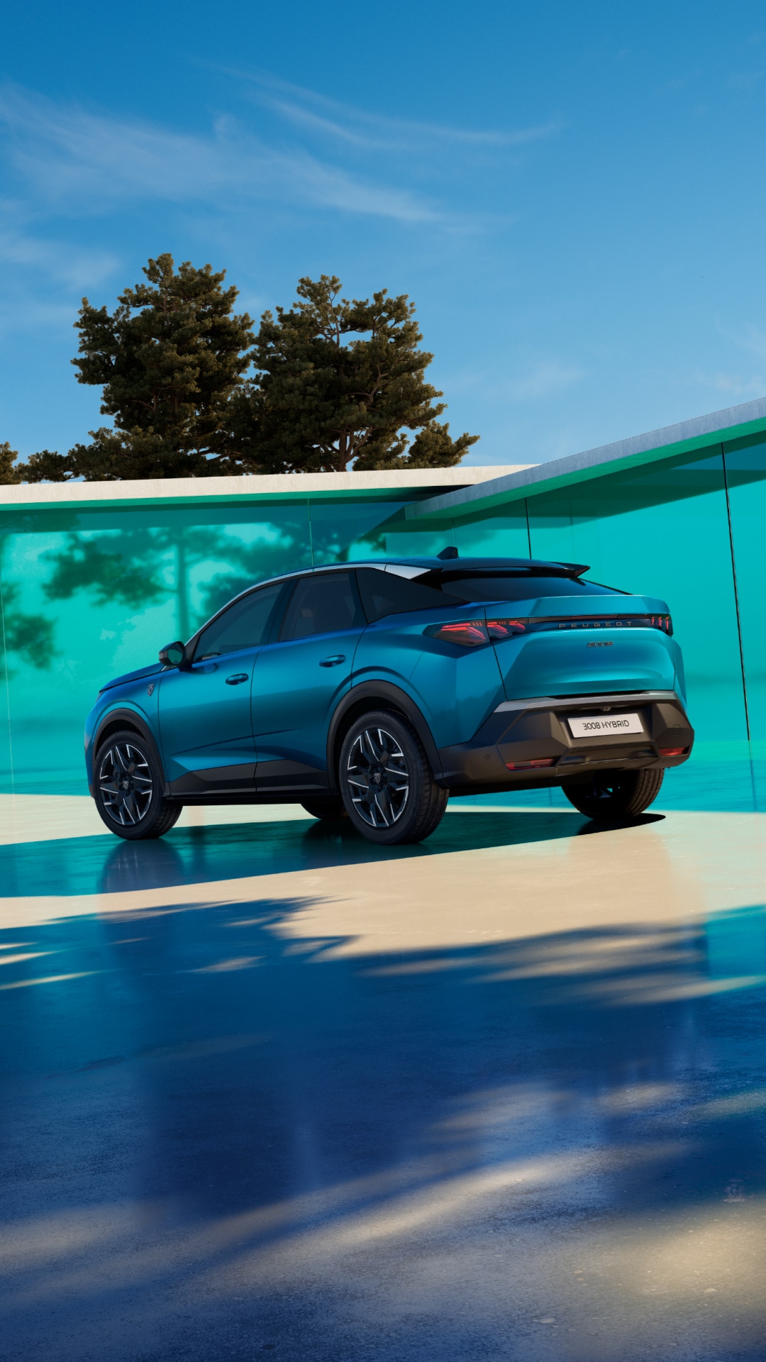 PEUGEOT 3008 Hybrid vista trasera