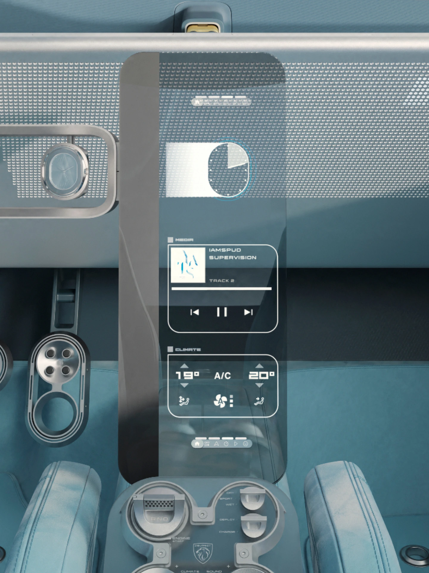 PEUGEOT RCZ Vision con pantalla central flotante