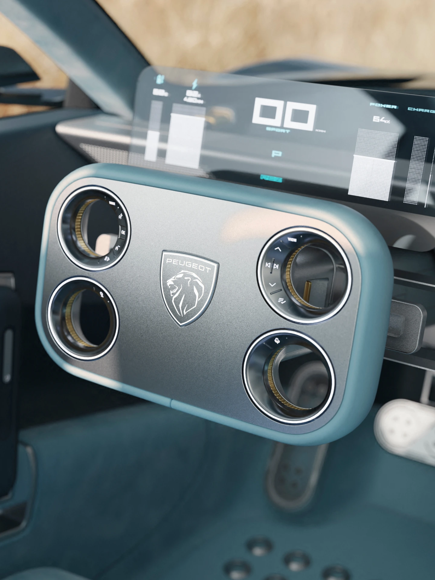 Hypersquare® de PEUGEOT en el RCZ Vision.