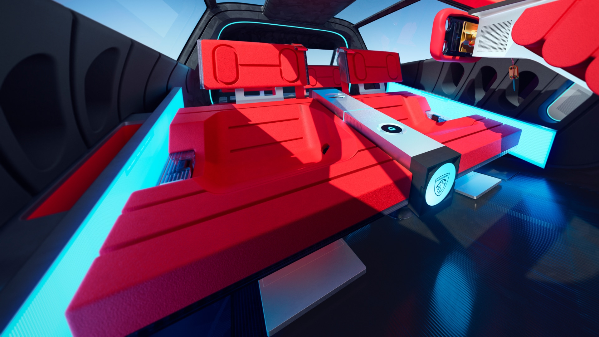 Interior del PEUGEOT Polygon Concept