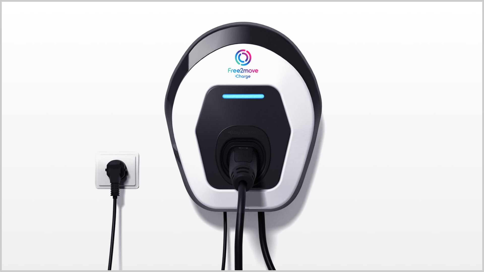 Nuevo PEUGEOT E‑208 GTi con estación de carga Wallbox doméstica
