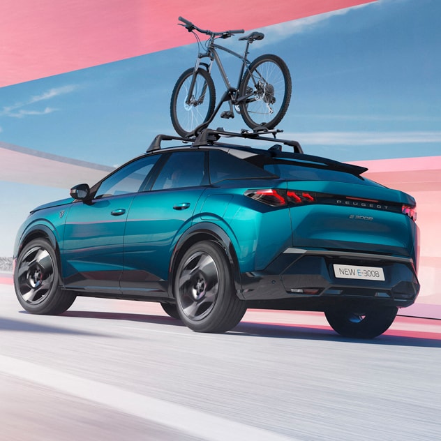Portabicicletas sobre barras de techo PEUGEOT 3008