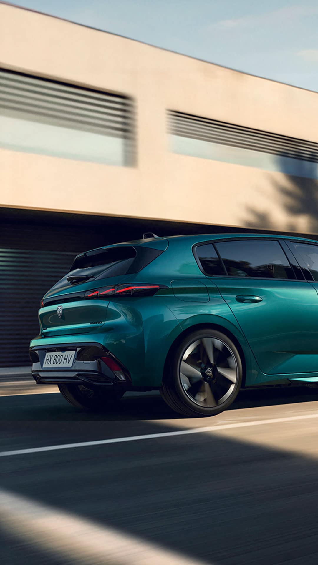 Nuevo PEUGEOT 308 Hybrid vista trasera
