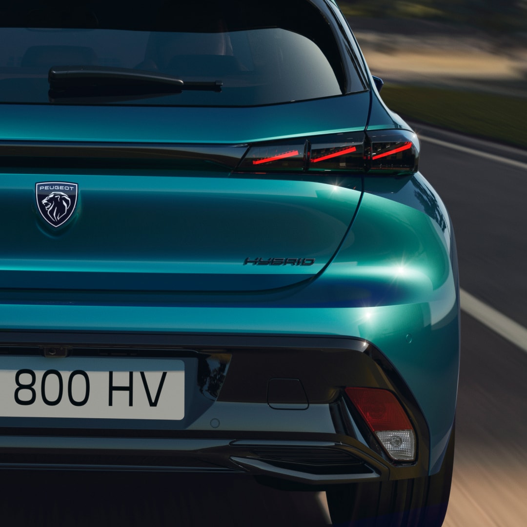 Vista trasera del Nuevo PEUGEOT 308