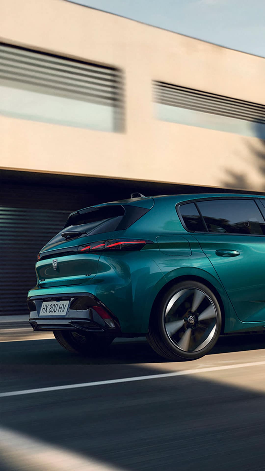 Nuevo PEUGEOT E-308 vista trasera