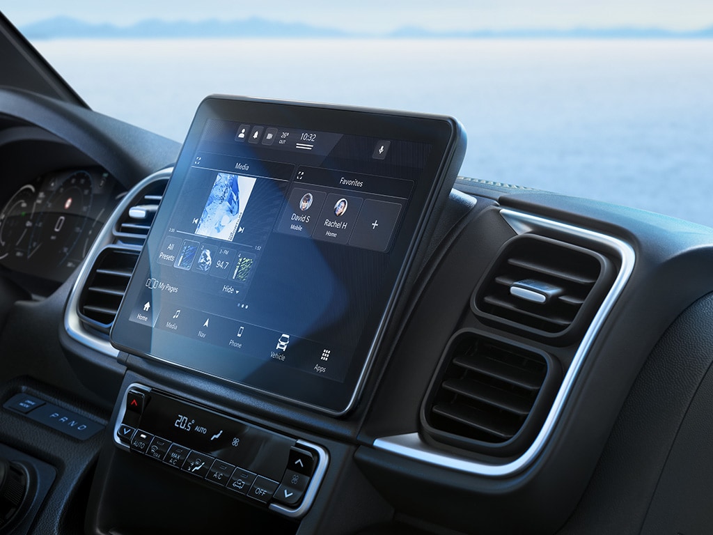 Pantalla táctil de 10 pulgadas del Peugeot E-Boxer