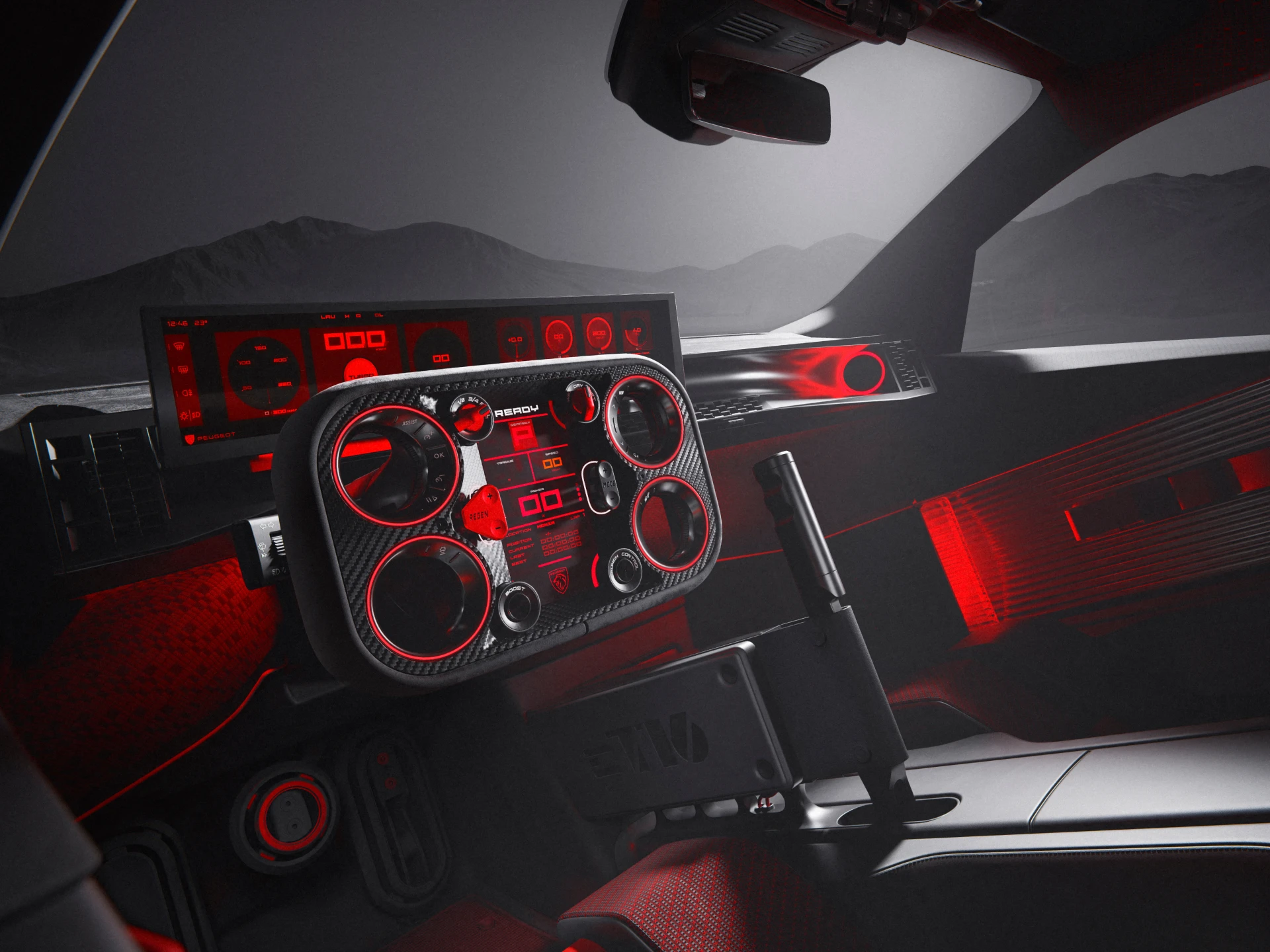 Peugeot E-T16 Concept equipado con el Hypersquare® orientado a las prestaciones